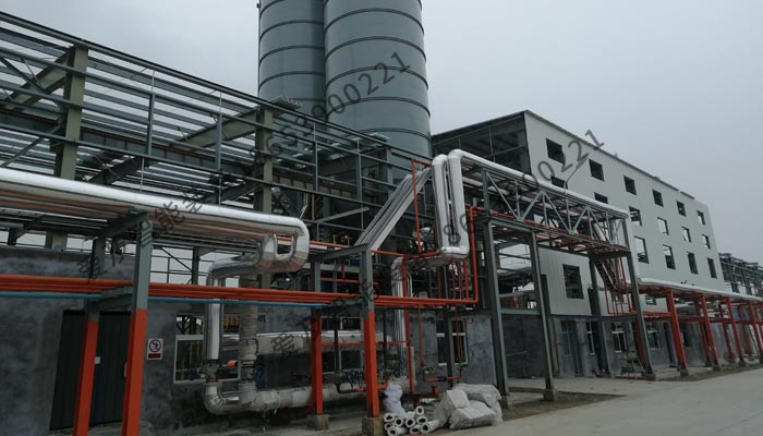 磷石膏粉生产线以及安装--潍坊案例